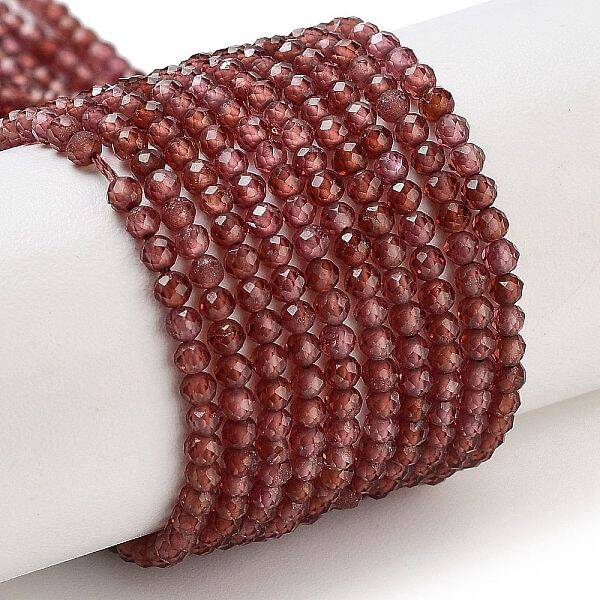 Natural Garnet Beads Strands