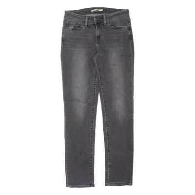LEVI'S 884 Womens Jeans Grey Slim Straight Stone Wash W27 L30