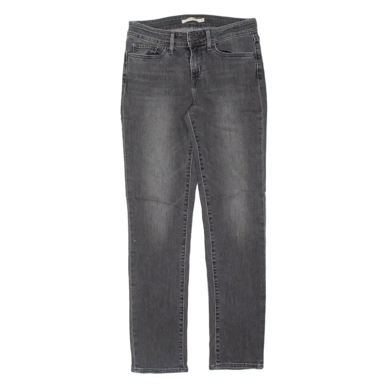 LEVI'S 884 Womens Jeans Grey Slim Straight Stone Wash W27 L30
