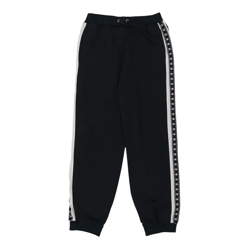 Age 11-12 Champion Tracksuit - Large Navy Polyester