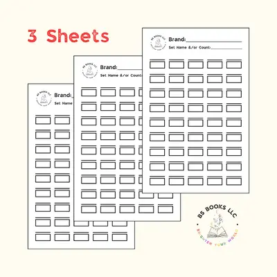 3 Swatch Sheets - 5.5\