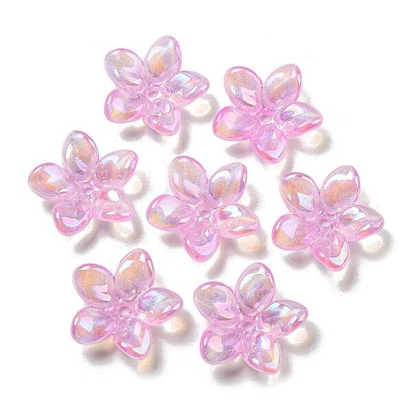 AB Color Plated Acrylic Beads