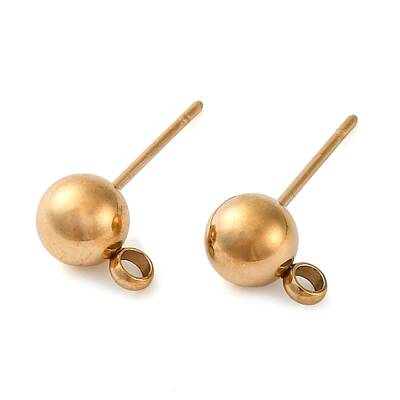304 Stainless Steel Stud Earring Findings
