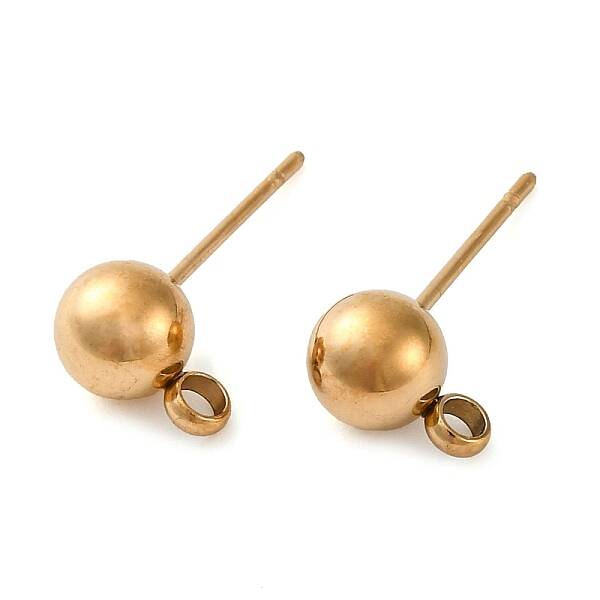 304 Stainless Steel Stud Earring Findings