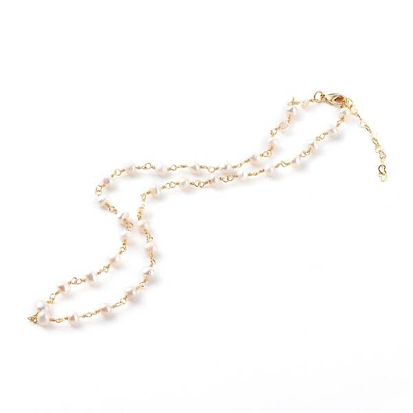 Natural Pearl Beaded Necklaces
