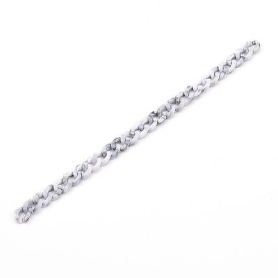 Opaque Acrylic Twisted Chain