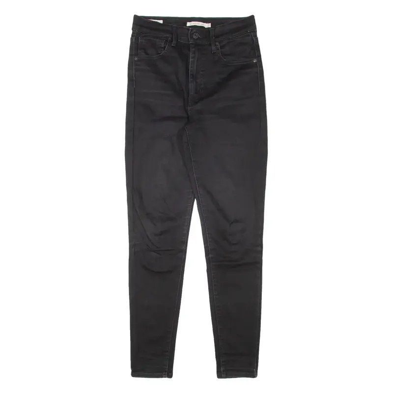LEVI'S Mile High BIG E Womens Jeans Black Slim Skinny W27 L28