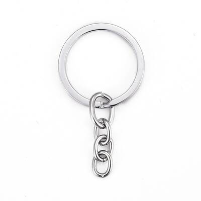 Alloy Split Key Rings