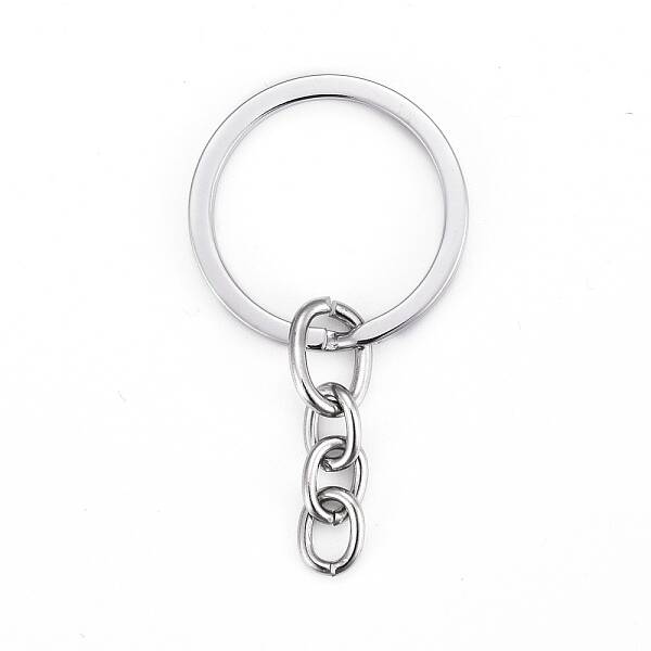 Alloy Split Key Rings