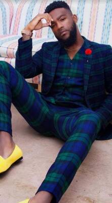 Slim Fit Prom Suits - Blue