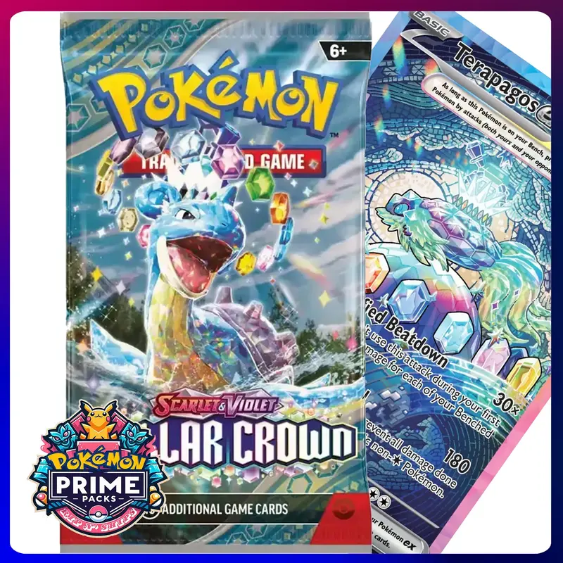 Pokémon Stellar Crown Booster Pack - 10 Cards Per Pack