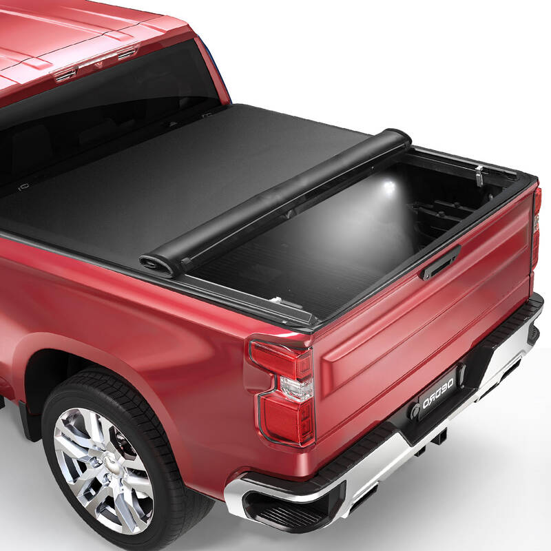 OEDRO 6.6ft Roll Up Tonneau Cover for 2019-2025 Chevy Silverado/GMC Sierra 1500 New Body Style