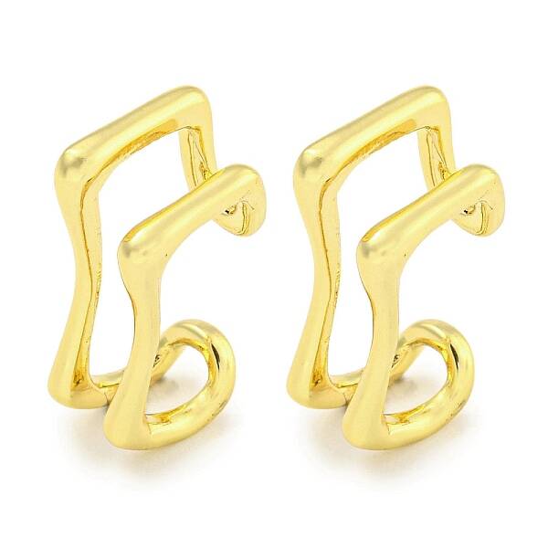 Brass Cuff Earrings for Women