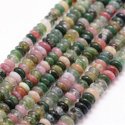 Natural Indian Agate Beads Strands