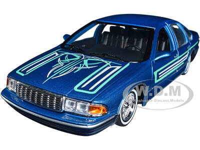 1993 Chevrolet Caprice Lowrider Blue Metallic with Graphics \