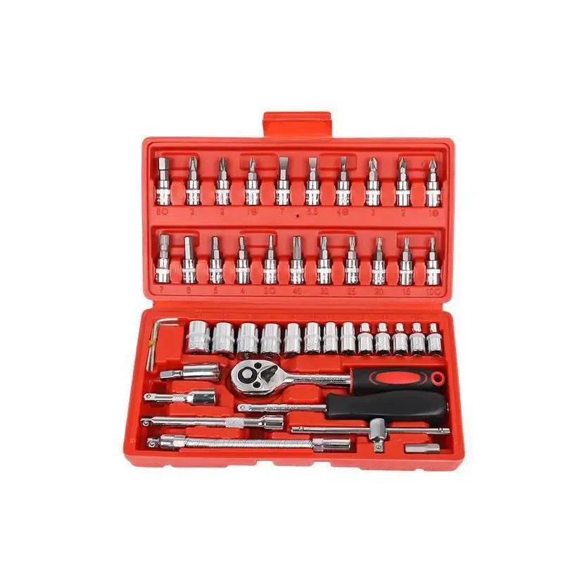 Car Repair Tool Kit Socket Set, Car Repair Tool Torque Wrench, Automotive Tools, Car Accessories, Combo Auto Repairing Tool S...