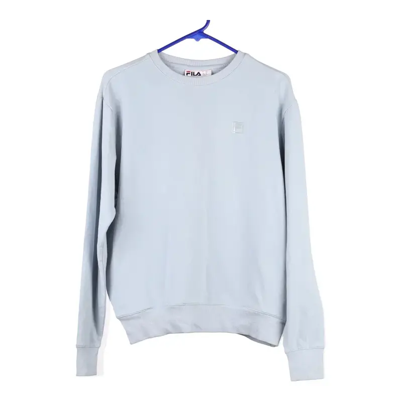 Fila Sweatshirt - Medium Blue Cotton Blend