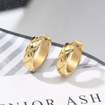 304 Stainless Steel Hoop Earrings for Women