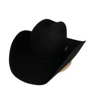 Sombreros y Texanas Black Hat with Classic Cowboy Design and Wide Brim