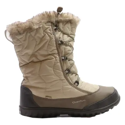 STRATERMIC Snow Boots Cream Synthetic Womens UK 6.5