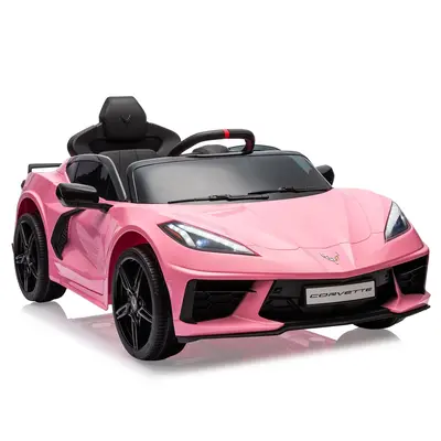 Garvee Ride - P Series: 12V Kids Ride on Car Licensed Corvette Battery Powered Car Toddles Electric Sports Car Toy with Remot...