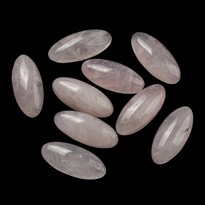 Natural Rose Quartz Cabochons