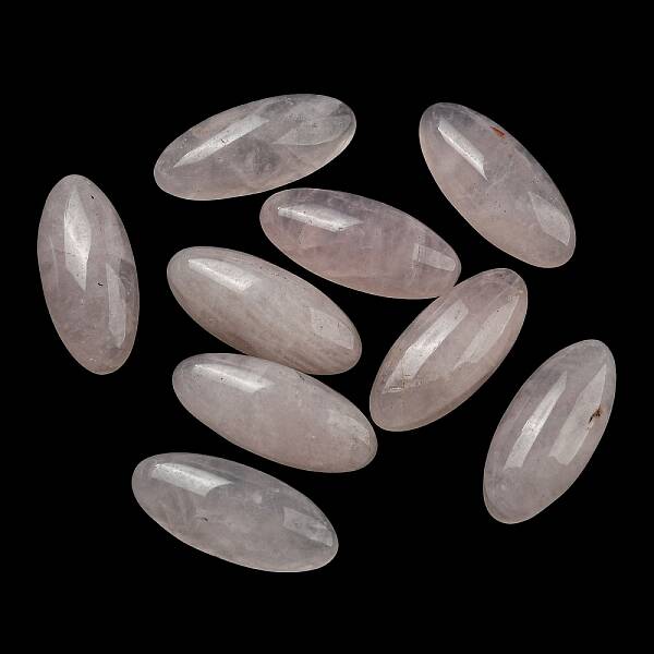 Natural Rose Quartz Cabochons