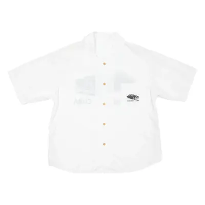 Mens Plain Shirt White XL