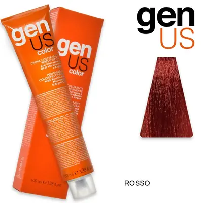 Crema Colorante Permanente Genus 100 Ml Rosso