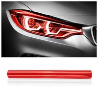 12 X 48inch Car Light Tint Film, Cuttable&Stretchable Vinyl Wrap Protector, Non-Marking Self-Adhesive Decals for Headlight, T...