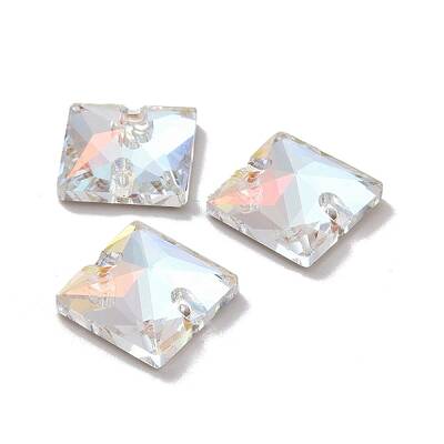 Square Shape Sew on Rhinestone