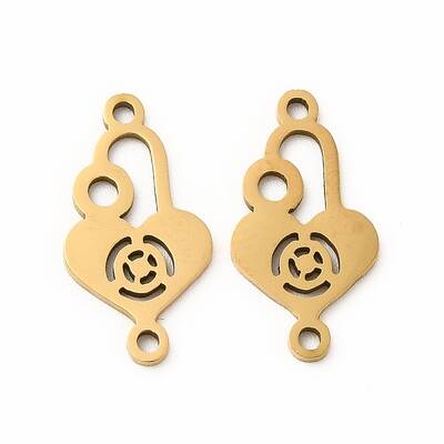 201 Stainless Steel Connector Charms