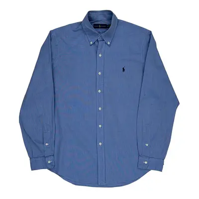 Ralph Lauren Shirt - Large Blue Cotton | Size: large