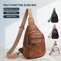 Leresas 7L Sling Bag for Women Men Vegan Leather Crossbody Bags Fanny Pack Purse Backpack Over Shoulder Bag Travel Anti Theft...