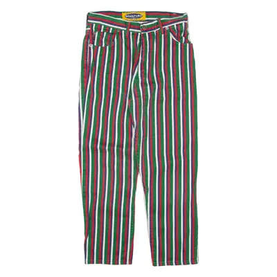 SEMAFORO Striped Womens Trousers Green Regular Straight W28 L23