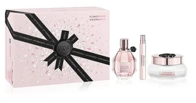 Viktor & Rolf Flowerbomb - Edp 100 Ml + Crema Corpo 200 Ml + Edp 10 Ml