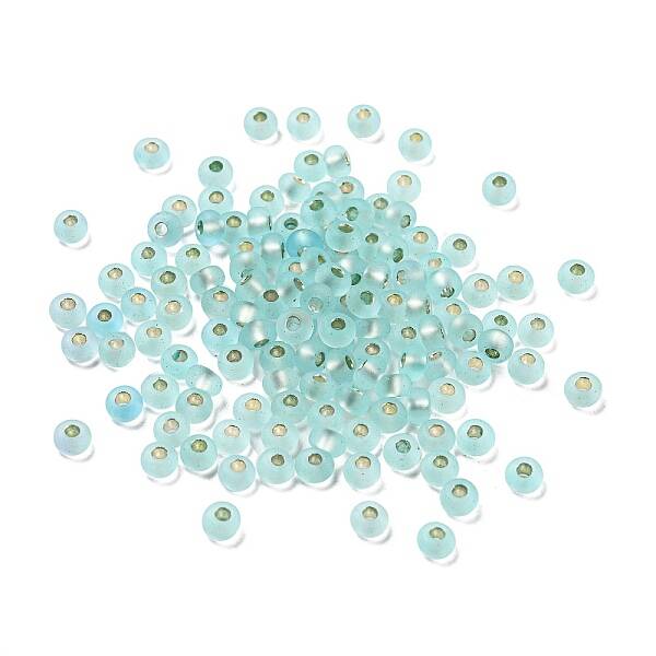 Frosted Silver Lined Glass Seed Beads