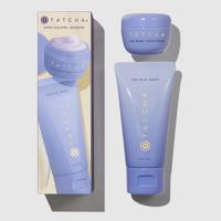 Tatcha Dewy Cleanse + Moisturize Duo - The Rice Wash & Dewy Skin Cream for Dewy Glowing Skin Skincare Set