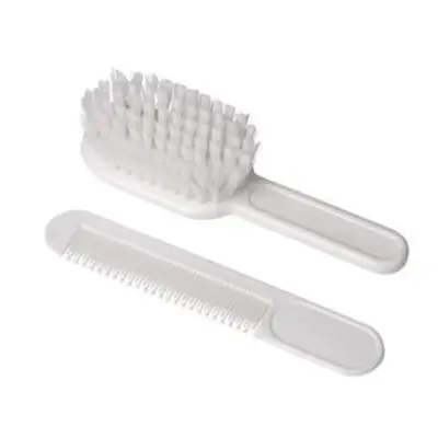Eurostil Bebe Soft White Brush 1pc Comb 1pc