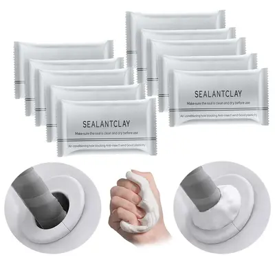 10Count Waterproof Sealant Mastic,Quick Mending Mud,Repair Wall Holes for Wall Hole,Drain Connection,Air Conditioning Hole Wa...