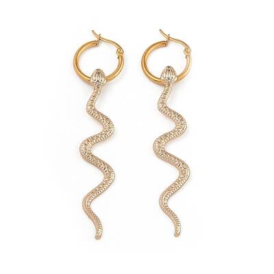 Alloy Hoop Earrings