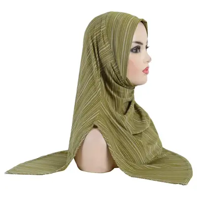 H327 Beautiful Gilrs Muslim Hijab islamic Scarf shawl headscarf hat armia pull on wrap ramadan gift