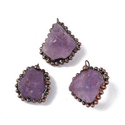 Natural Amethyst Pendants