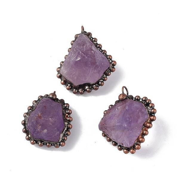 Natural Amethyst Pendants