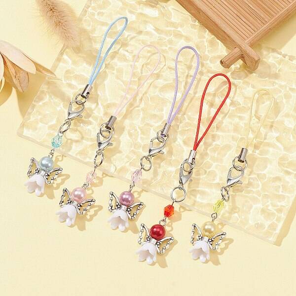 Acrylic Beadds Mobile Straps