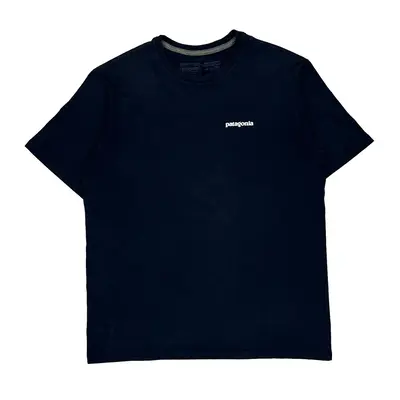 Patagonia T-Shirt - Medium Navy Cotton Blend