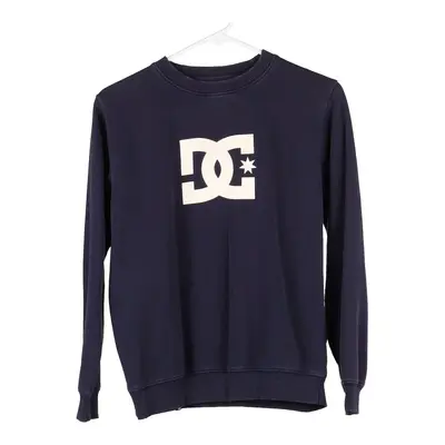 Age 14 Dc Sweatshirt - Large Navy Cotton Blend