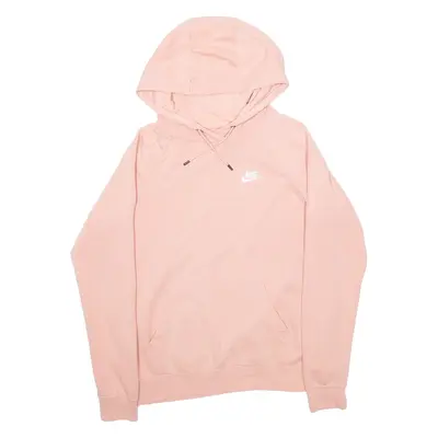 NIKE Womens Pink Hoodie S