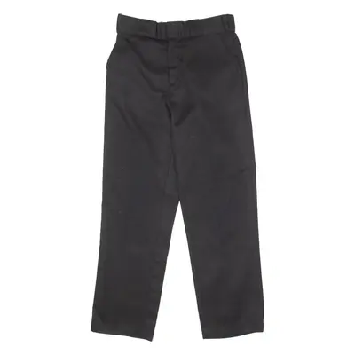 DICKIES X Urban Outfitters Workwear Mens Twill Trousers Black Straight W26 L28