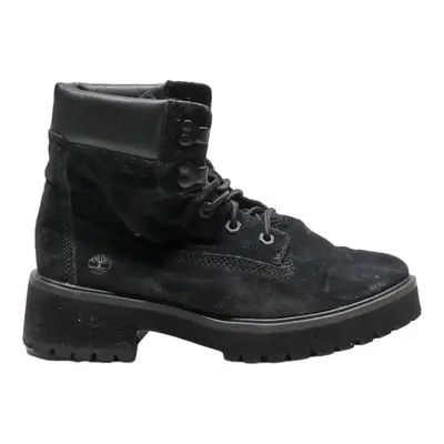 TIMBERLAND Lace-Up Boots Black Leather Womens UK 5.5